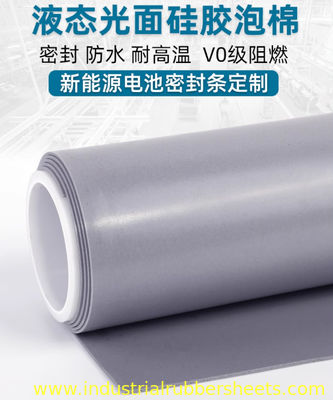 Close Cell Silicone Sponge Rubber Sheet with High Temperature Resistance and FDA Compliance