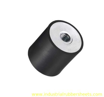 High Shock Absorption Rubber Shock Mounts Black Durable Vibration Dampening Mounts for Industrial Equipment and Machines