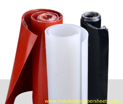 Industrial Grade Silicone Rubber Sheet with 7.0-12.0Mpa Tensile Strength and 26-42N/mm Tear Strength