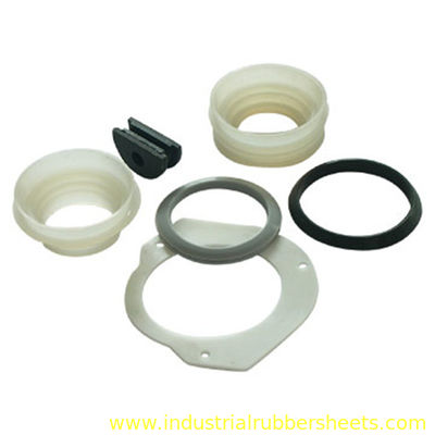 Industrial Grade Silicone Rubber Washers with 7.5-12Mpa Tensile Strength Food Grade and Customizable Size